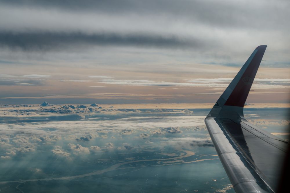 Der Jordan Trail, Flug nach Amman