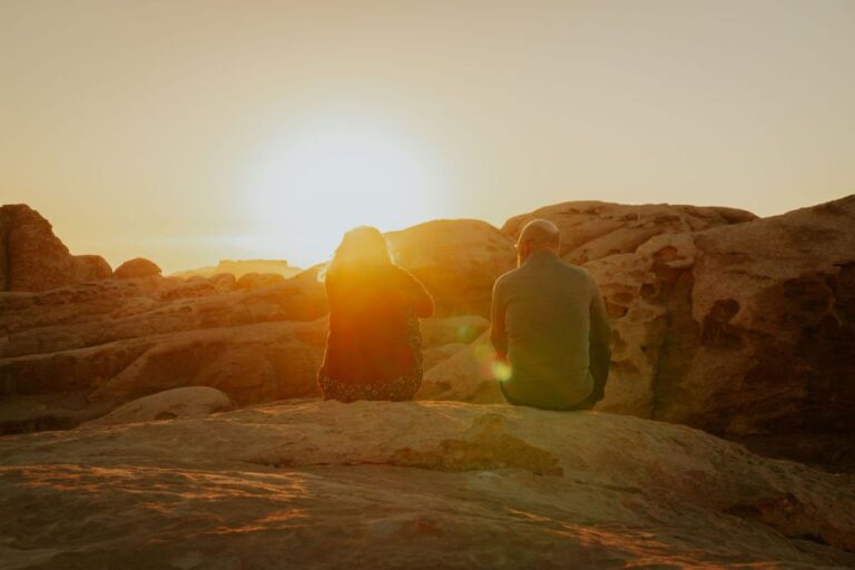 Der Jordan Trail, Sonnenuntergang, Jordanien